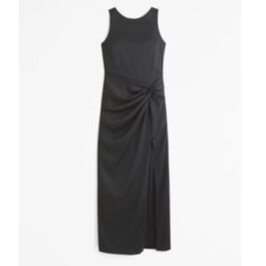 Draped Skirt Maxi Dress